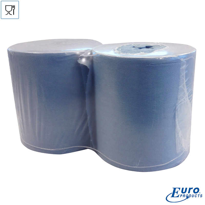 WM701210-30 Euro Products Topwipe F poetsdoekrol 35x22 cm blauw